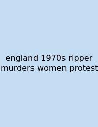 England 1970s Ripper Murders Women Protest